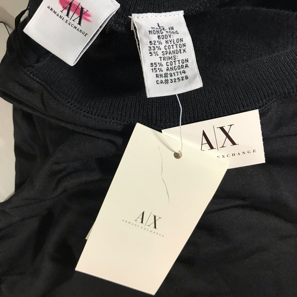 Armani Exchange Angora Blend Jogger Pants Large